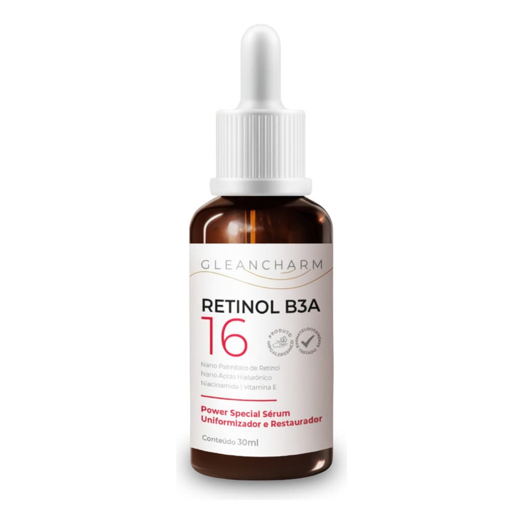 Sérum Retinol + Ácido Hialurônico + Vitamina E + Vit. B3