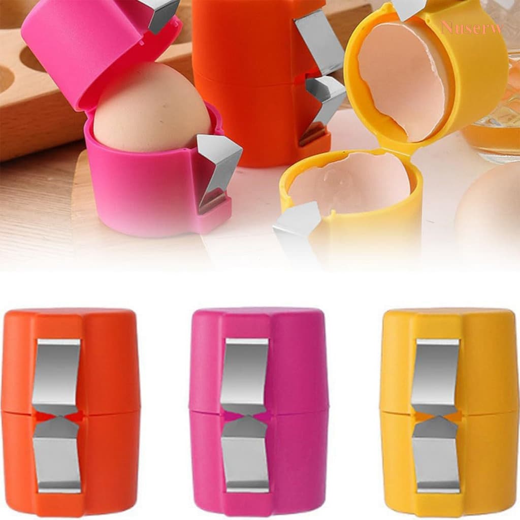 Abridor De Casca De Ovo Biscoito Para Ovos Crus Descascador Cozido Cubo Separador De Ferramenta Portátil , Disjuntor De