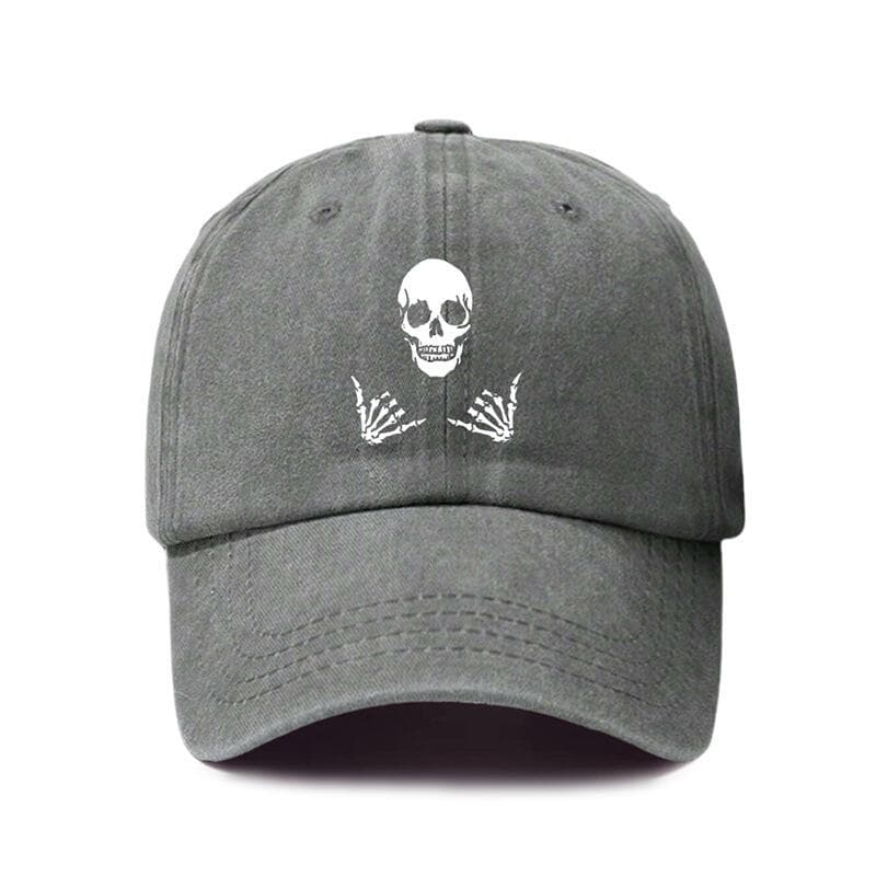 Boné de Beisebol Masculino e Feminino com Estampa Estilosa, Aba Larga Ajustável, Boné Snapback Lavado, Boné Hip-Hop, Cha