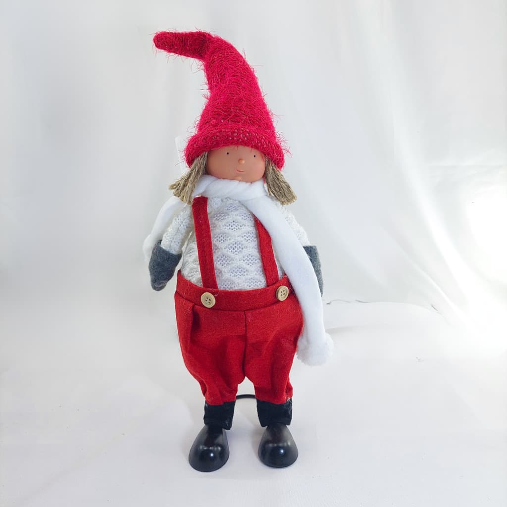 Boneca Winter Pants Gorro Natal Decoração/Enfeite Para Casa