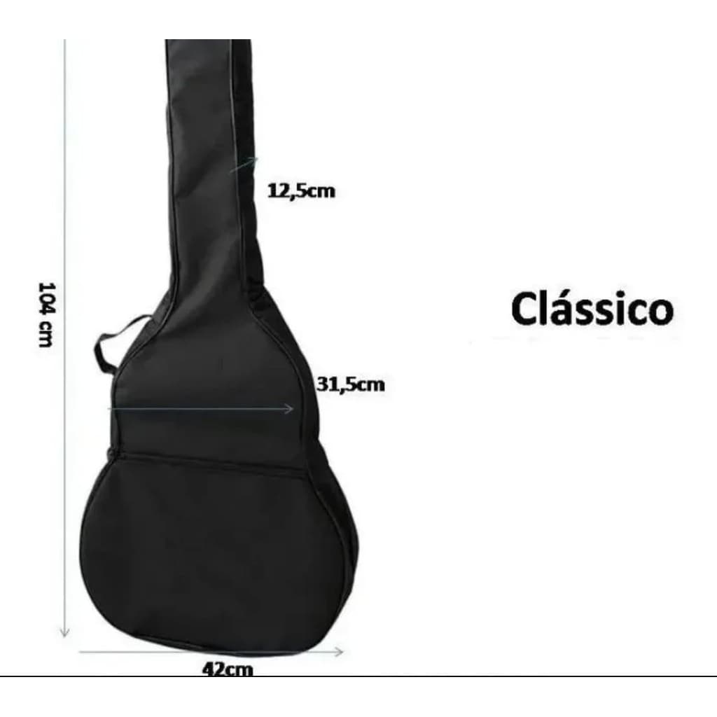 Capa Bag Para Violão Linha Simples Standard