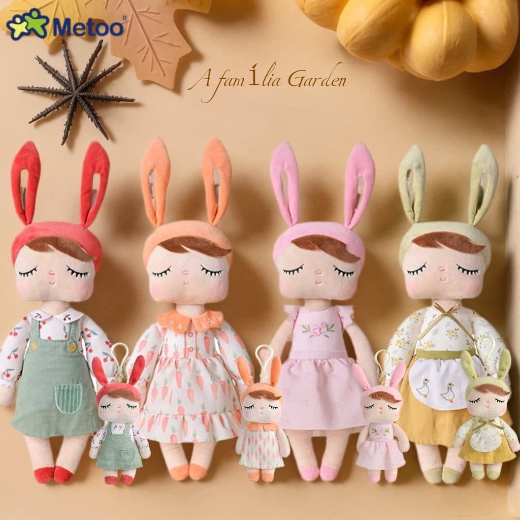 Metoo Idílica Série Familiar Boneca De Pelúcia Tamanho Combinação Brinquedos Infantis Chaveiro Presente De Feriado