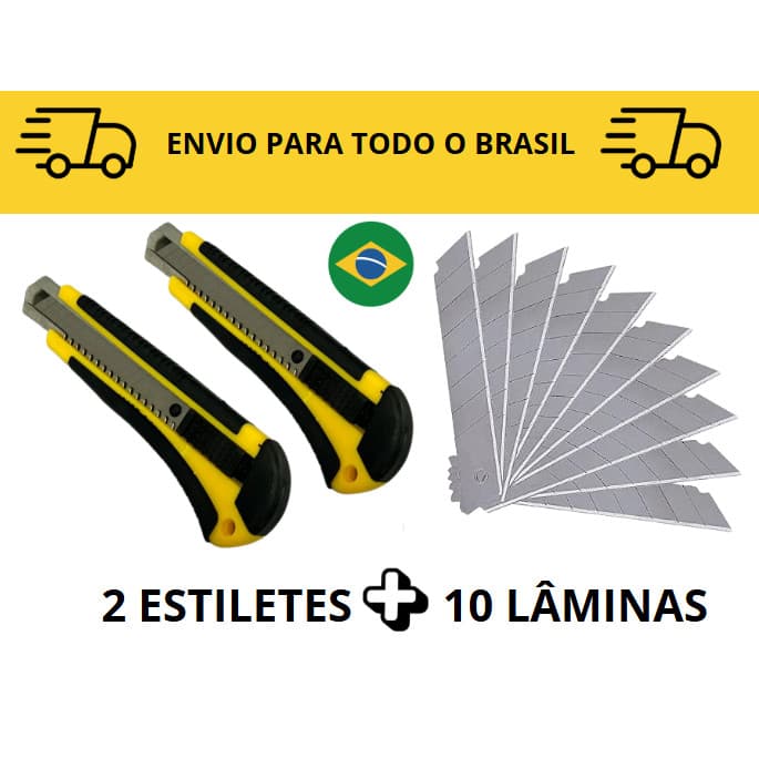 estilete profissional / 18mm / Estilete de precisão / lamina / cortador