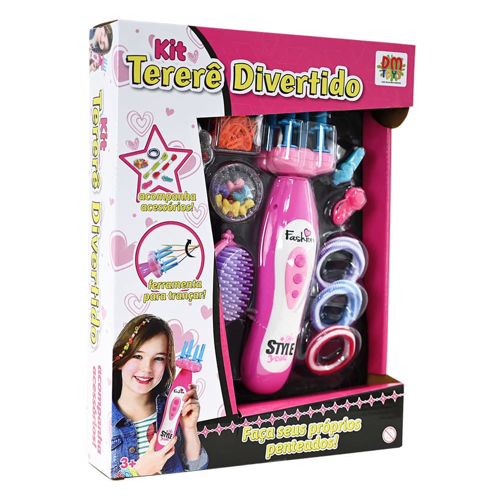 Kit Tererê Divertido Dm Toys Infantil com Cores e Acessórios