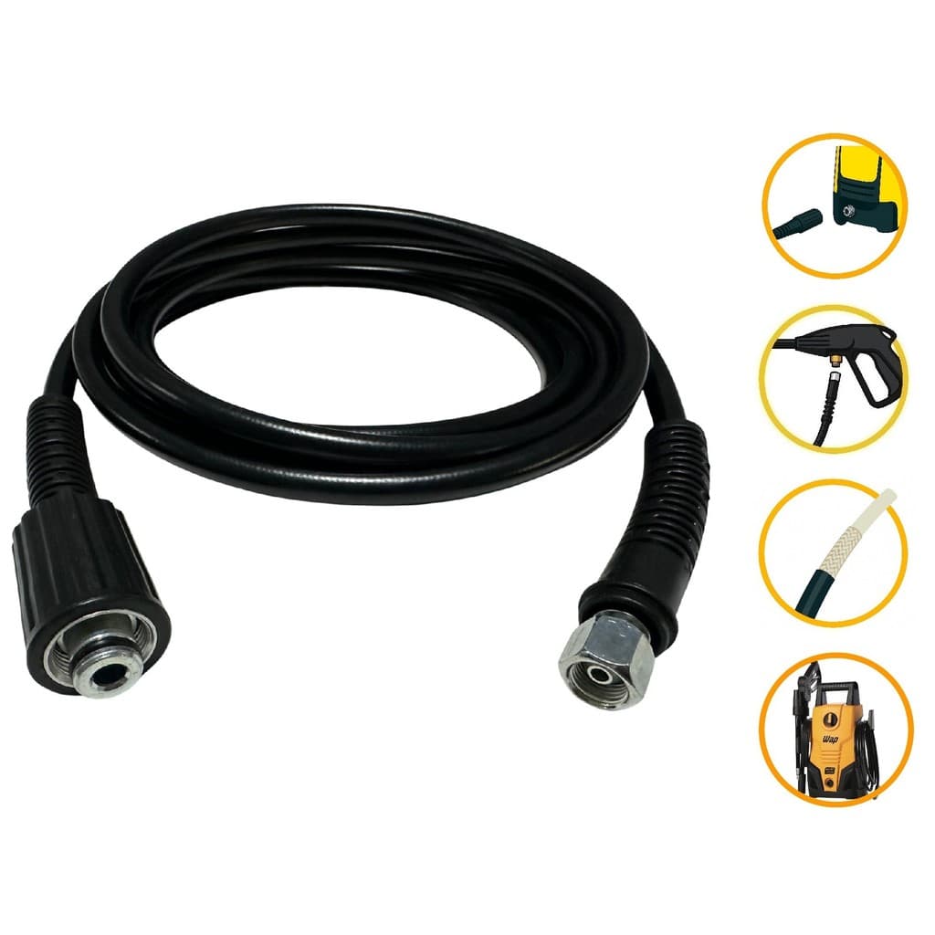 Mangueira de Nylon 3 Mts Wap Eco Fit 2200 Lavadora Pressão