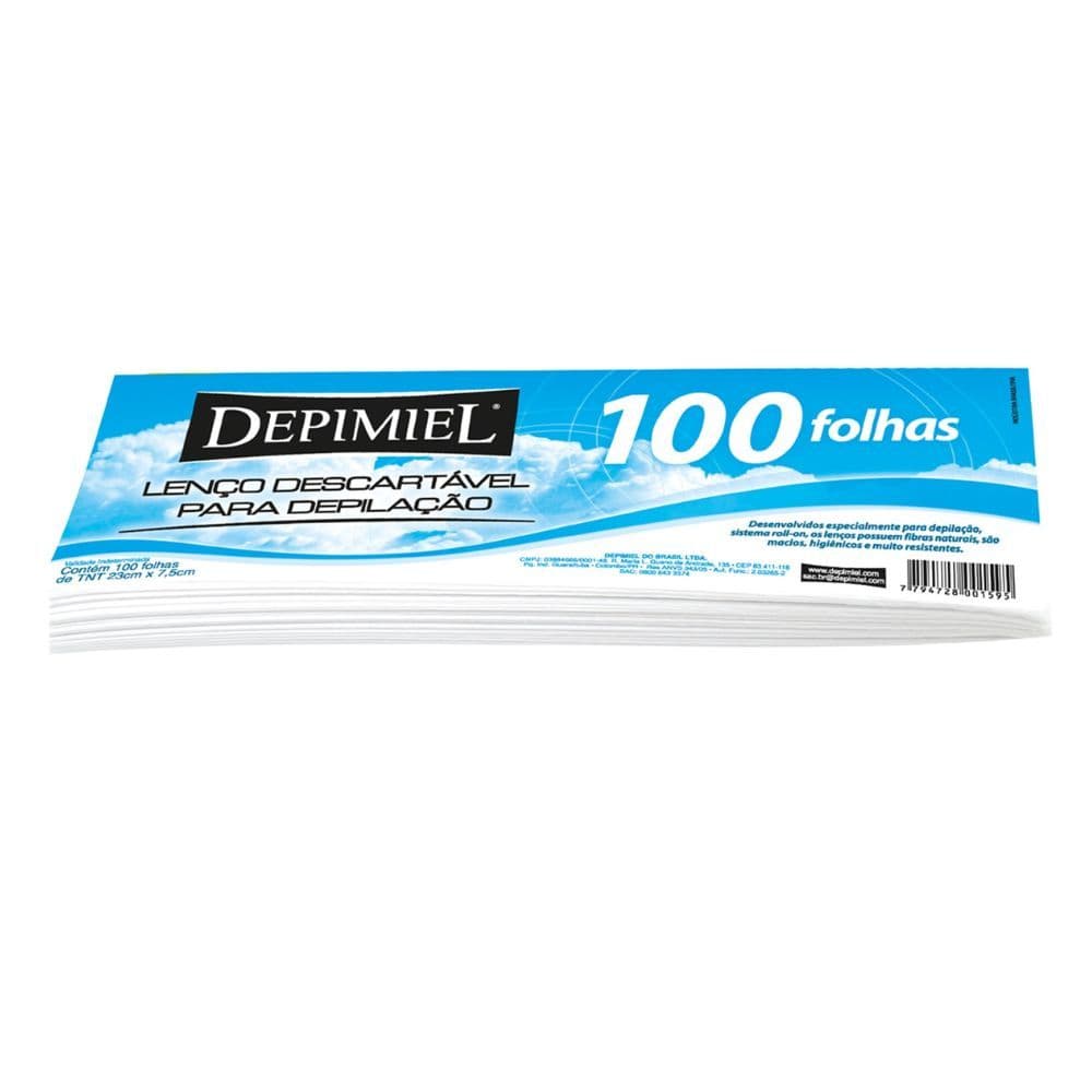 Papel para Depilacao Depimiel c/100 Lenco TNT