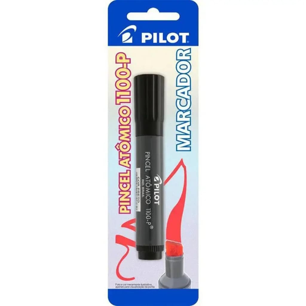 Pincel Atômico Preto 1100-P Pilot