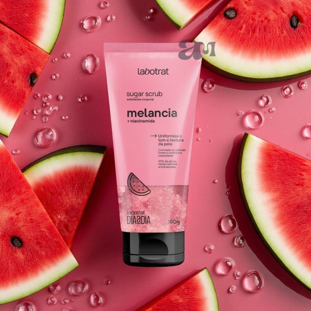 Sugar Scrub Labotrat Melancia 180g Esfoliante Corporal – Niacinamida, Renova & Hidrata