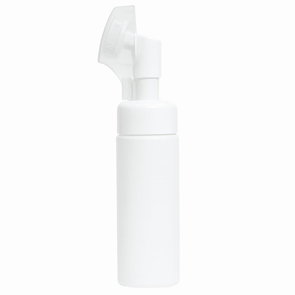 Frasco Espumador Pump Skin Care 200ml Limpeza Facial Espumadora Escova de Silicone