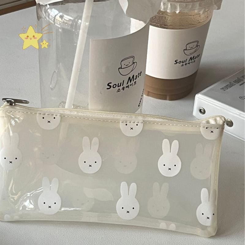 Pikachu Kawaii adorável caixa de escrita impermeável saco de lápis caixa de armazenamento de impressão de PVC dos desenh