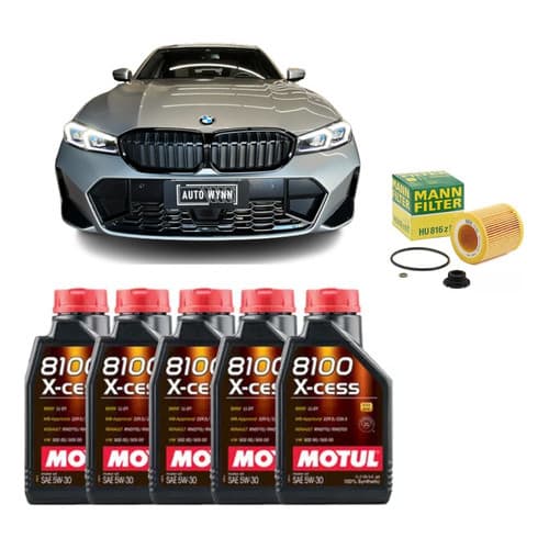 Kit Troca Óleo Motul 5w30 Bmw 320i 328i 2013 A2019 P/entrega