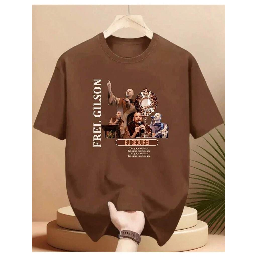 Camiseta 100% Algodão FREI GILSON - PREMIUM