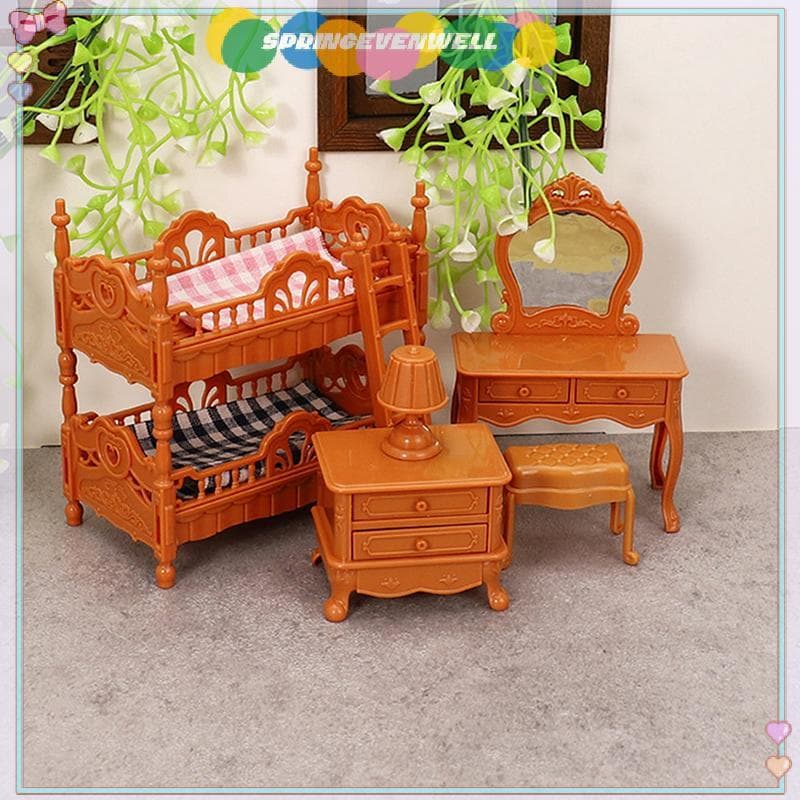 [springevenwell] Simulação De Móveis , Cena De Quarto , Modelo Em Miniatura , Ornamento , Para Casa , Acessórios De Bone