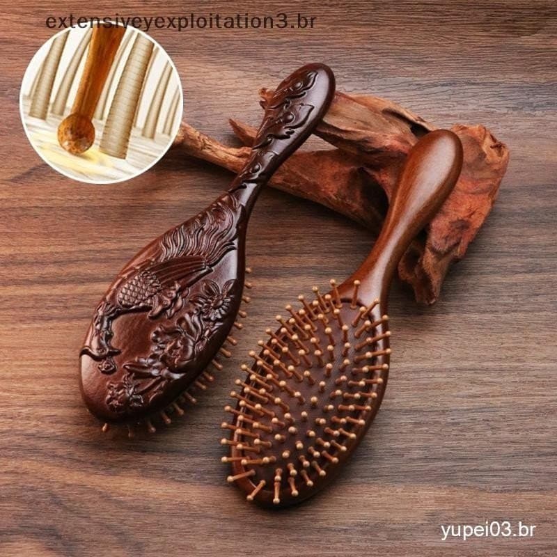 EP-Fashion Sândalo Air Bag Massagem Pente Escultura De Cabelo Profissional Escova De Saudável De Alta Qualidade .