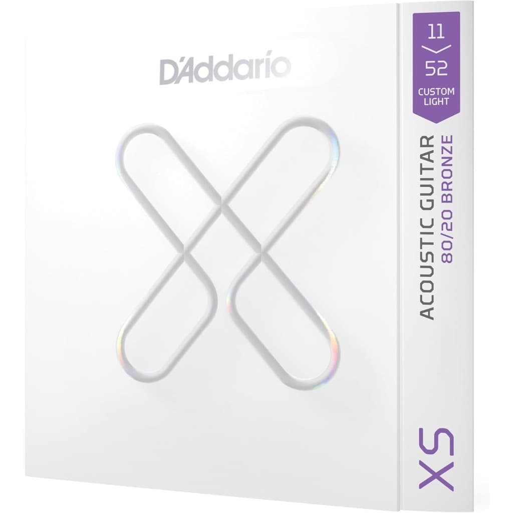 Encordoamento Para Violão D'Addario XS Aço Leve XSABR1152