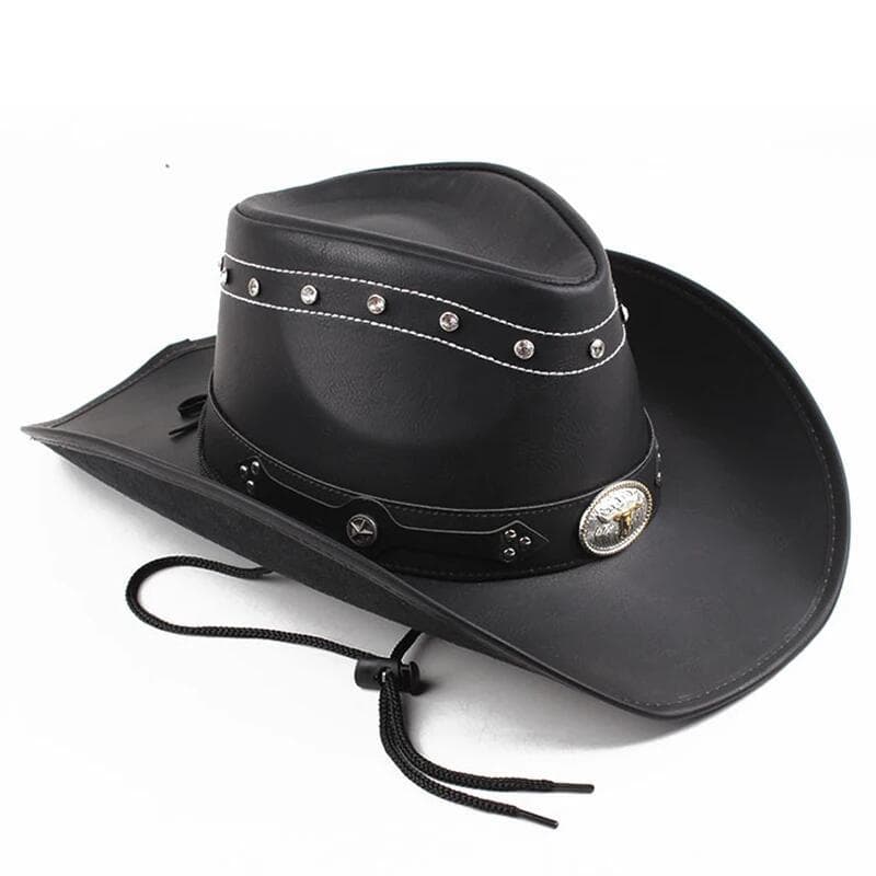 Chapéu de Cowboy Clássico Estilo Western com Aba Larga para Homens e Mulheres, Chapéu de Proteção Solar, Chapéu Panamá,