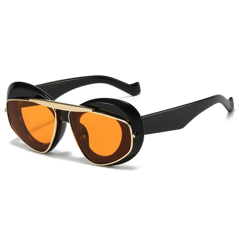 Novos Óculos de Sol Femininos Estilo Olho de Gato, Óculos de Sol Masculinos de Moda com Armação Grossa, Óculos de Sol de