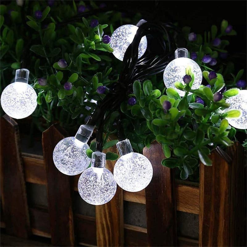 Bola De Led 15m 50 Leds Cristal Decoração Iluminada Fio Fada