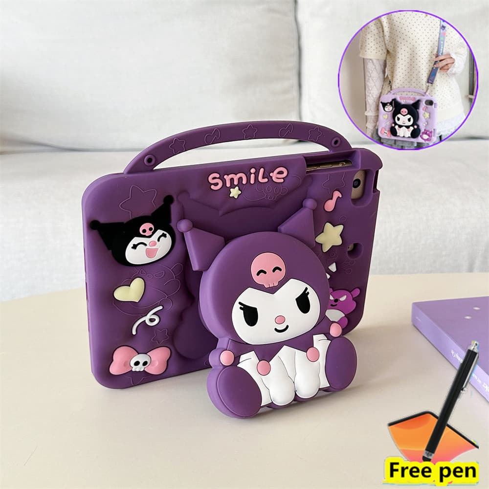 Capa Compatível Com Redmi Pad 2 11 Polegadas 2025 4G Wifi 4G 5G Invólucro Bonito Desenho Animado Cola Macia Dobrável Sup