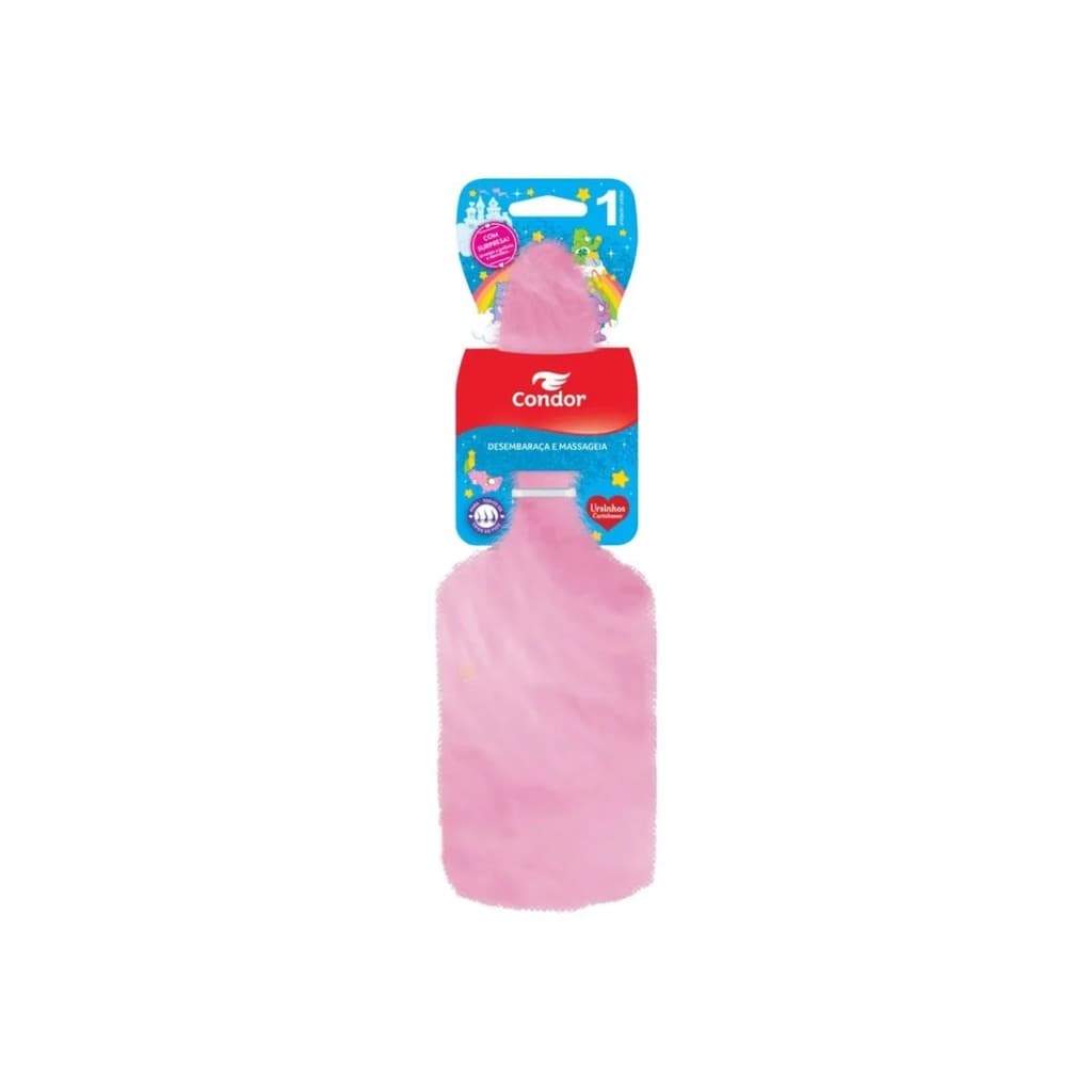 ESCOVA DE CABELO RAQUETE PELUCIA URSINHOS CARINHOSOS CONDOR 6893