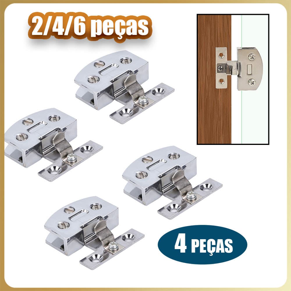Dobradiça de porta de vidro Dobradiça de 90 graus 2/4/6 Clipe de porta de armário de vinho