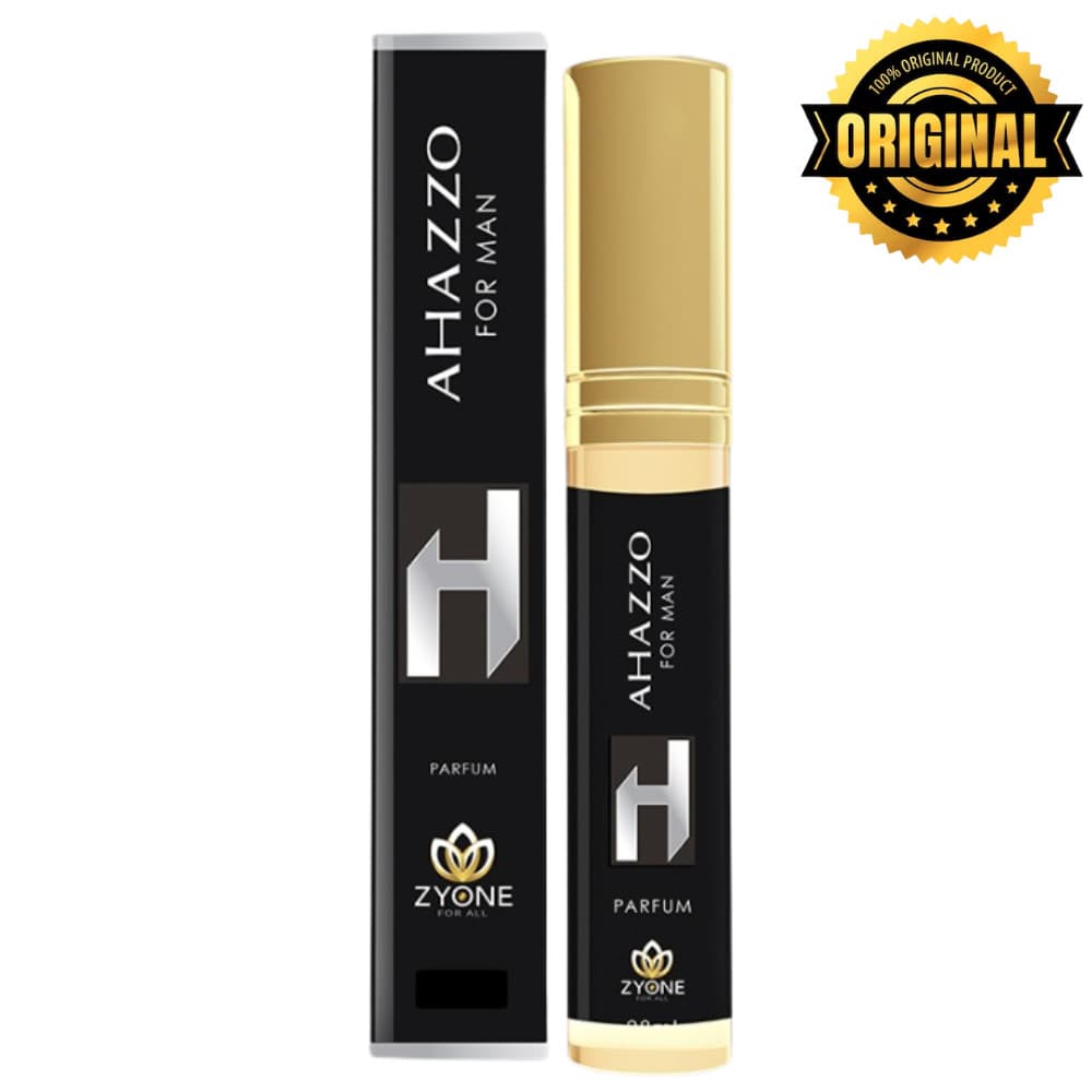 Ahazzo Zyone Cosméticos Masculino Parfum 28ml Alta Fixação Essência Premium