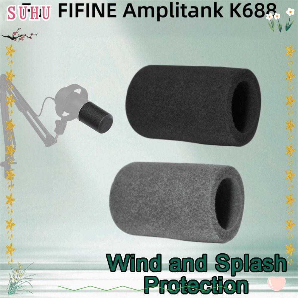 SUHU 1 Peça Capa De Microfone , Pára-Brisas De Espuma De Esponja Flocada De Substituição , Para FIFINE Amplitank K688