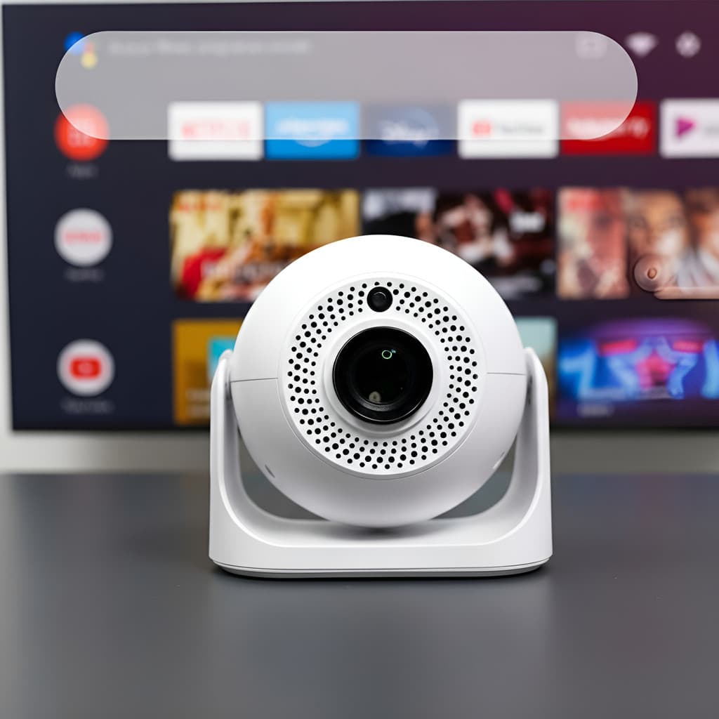 Projetor Mini Portátil TV 4K Full HD Android WiFi Bluetooth HDMI USB Cinema em Casa Compatível Copa Jy360
