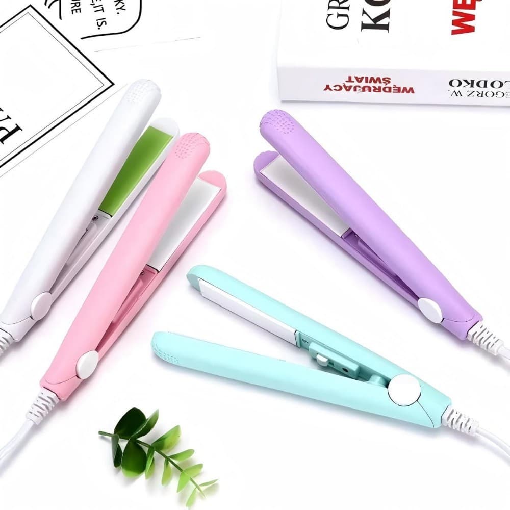 Chapinha Portátil Pequena Com Case 180°c  Mini Prancha Bivolt