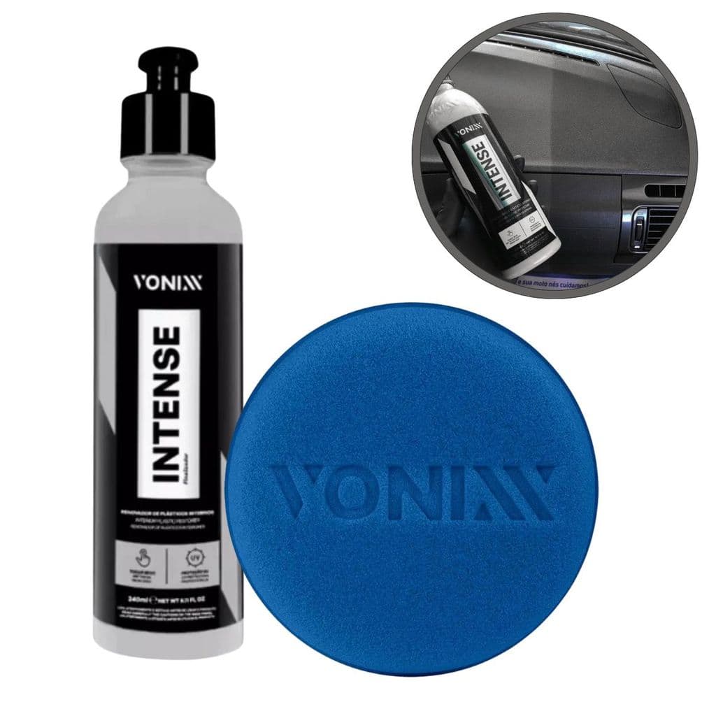 Intense Vonixx 240ml + Aplicador Vonixx - Renovador de Plásticos Internos
