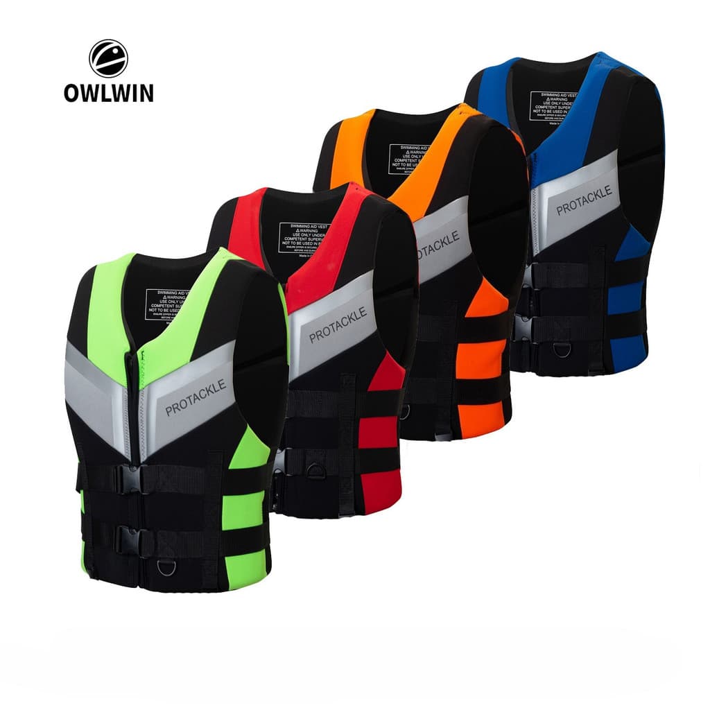 Colete salva-vidas profissional, resistente ao desgaste, pesca marinha, mergulho, motocicleta, barco, onda traseira, sur