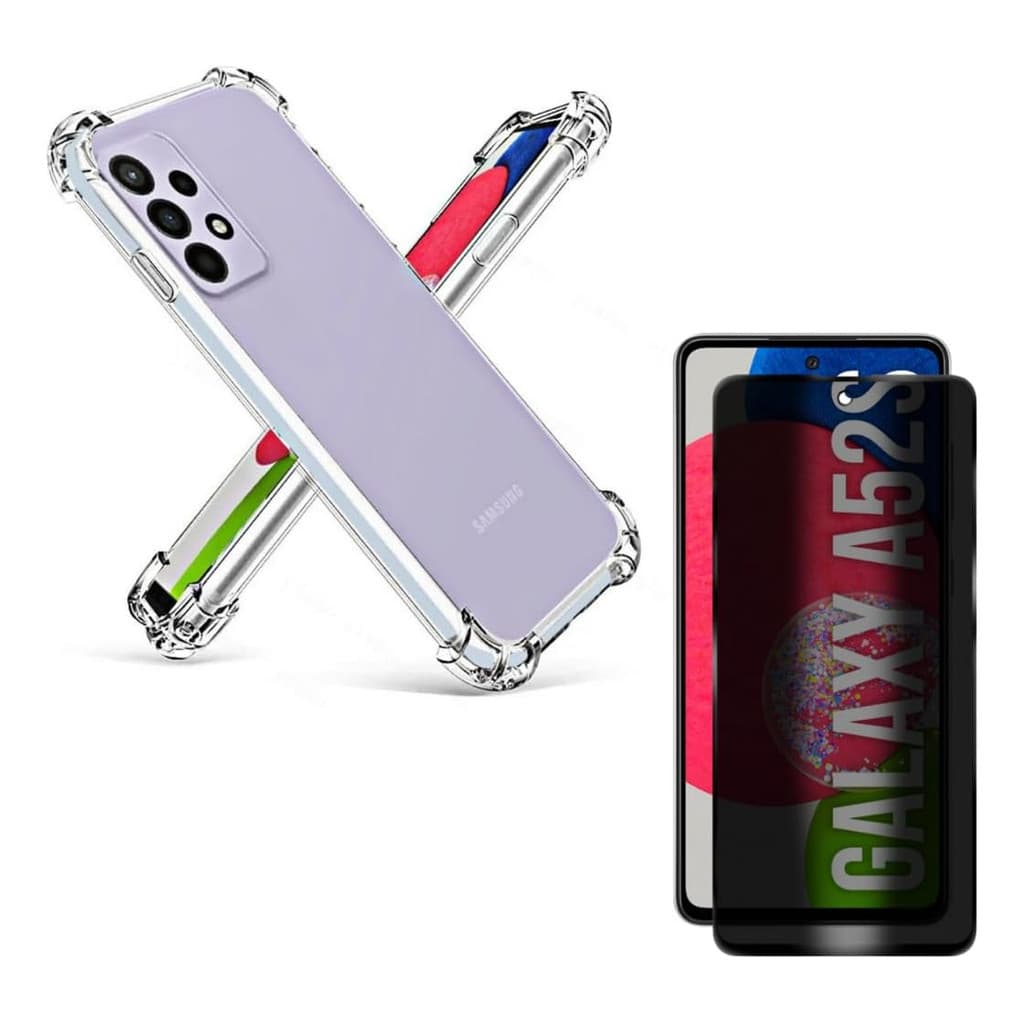 Capa Capinha Transparente Galaxy A52s +película 3d Privativa