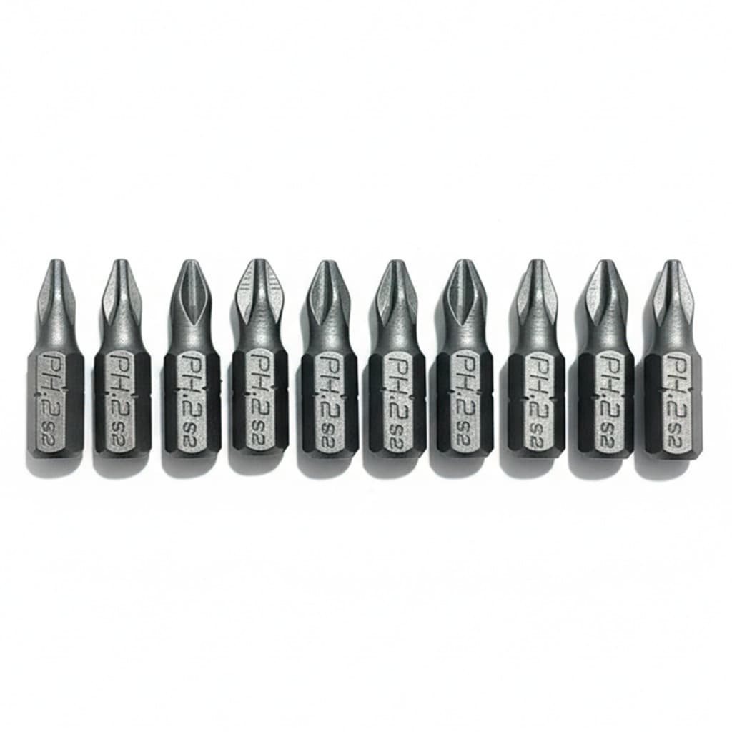 Jogo de Ponteiras Philips Profissional Aço S2 Imantadas 25mm 10 Peças