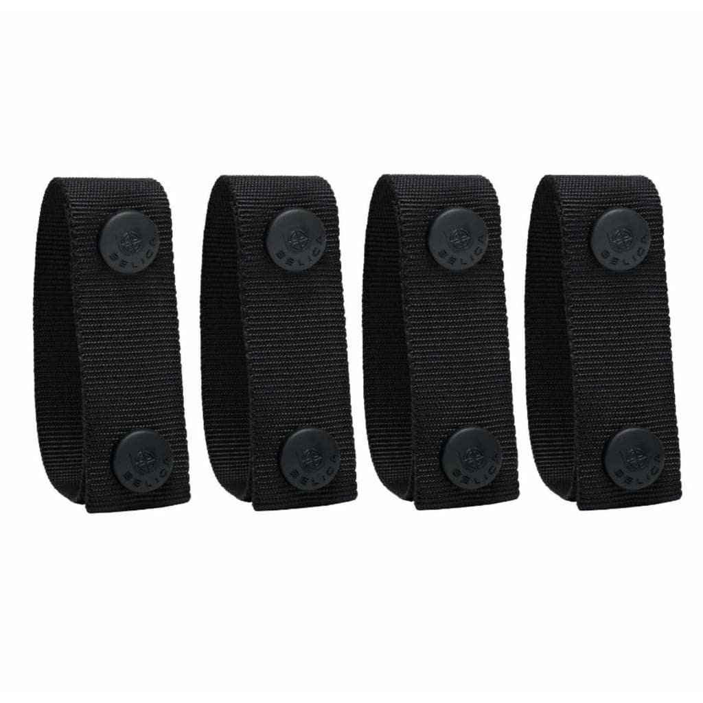 Kit 4 Presilha Belt Keeper De Poliamida Do Protetor Lombar Modular Bélica