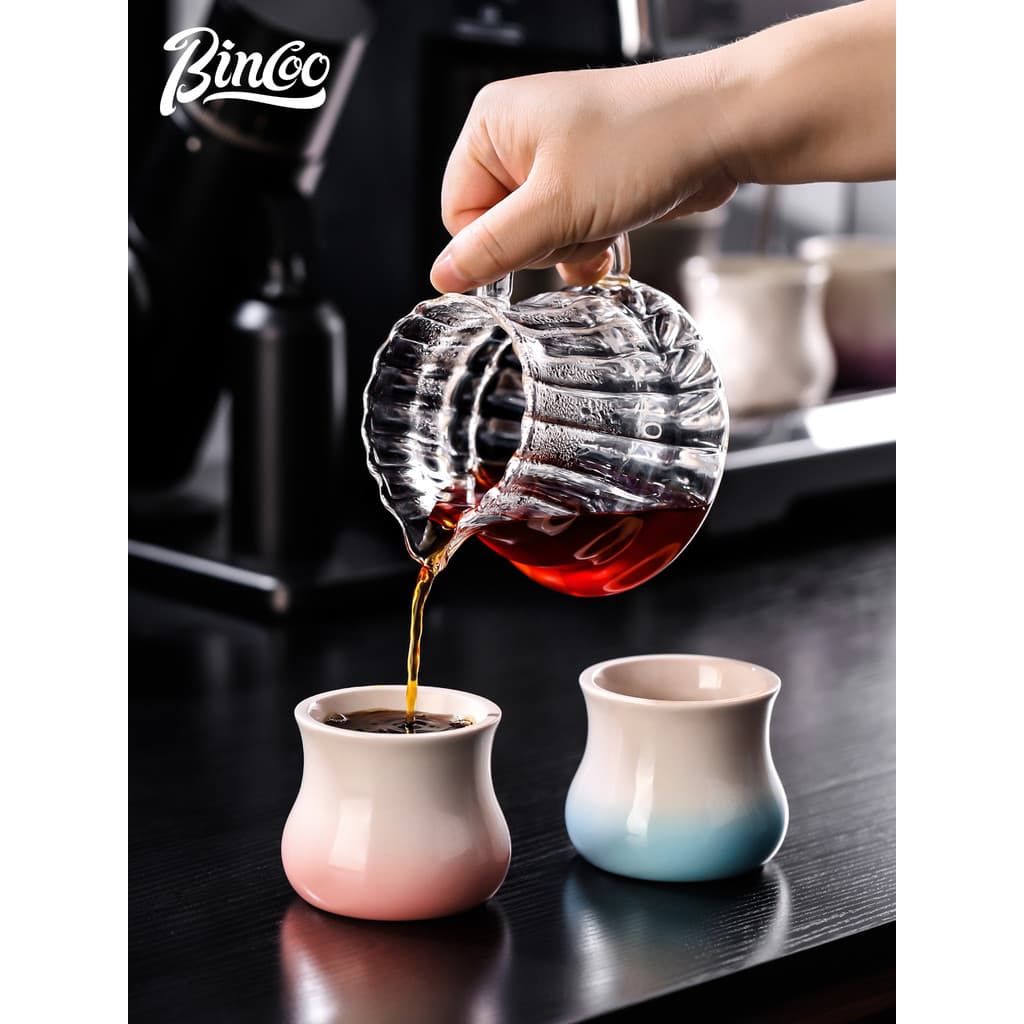 Bincoo japonês Retro feito à mão copo de degustação de café cerâmica ins simples latte copo australiano branco latte xíc