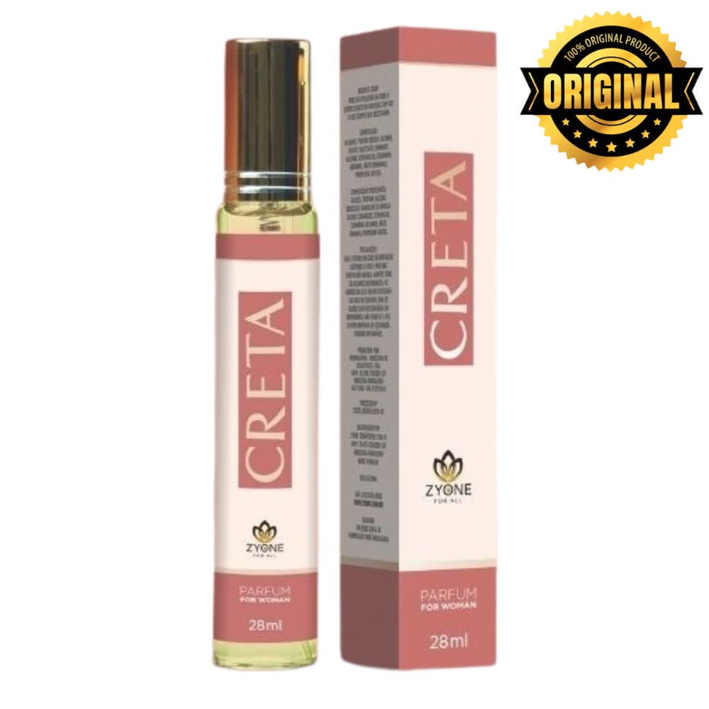 Creta Zyone Cosméticos Feminino Parfum 28ml Alta Fixação Essência Premium