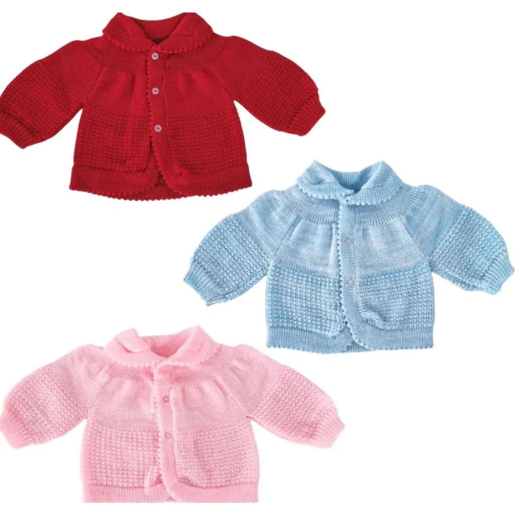 Casaco Bebê Cardigan Jaqueta de Lã Tricô RN