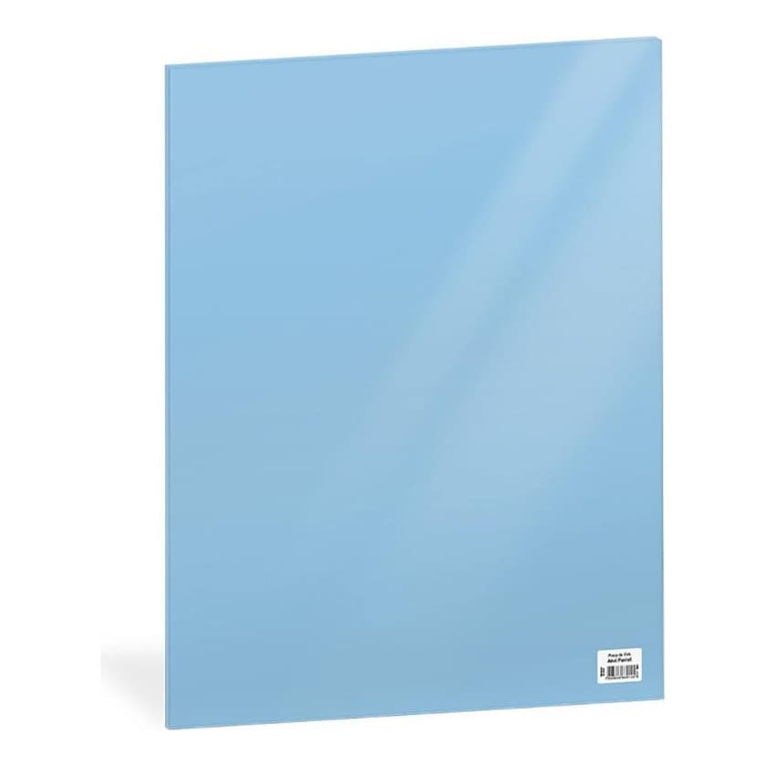 Folha Em Eva 600x400x2mm Azul Pastel Spiral 5 Un