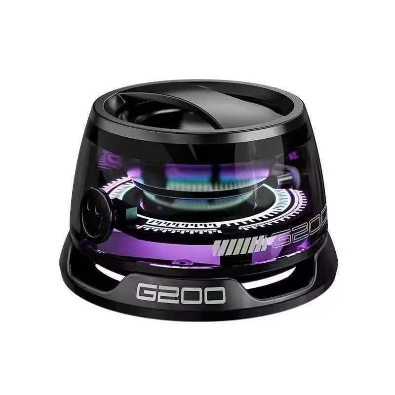 Caixa De Som LED Bluetooth magnético portátil atmosfera colorida RBG mini Speaker à prova d'água