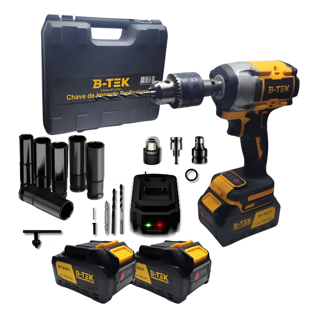 Chave De Impacto 48v Profissional Pneumática Bivolt