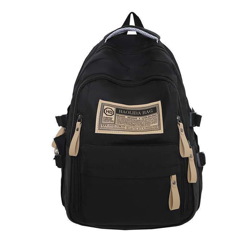 Mochila feminina de grande capacidade, estilo casual, para viagem e estudos, modelo 6603