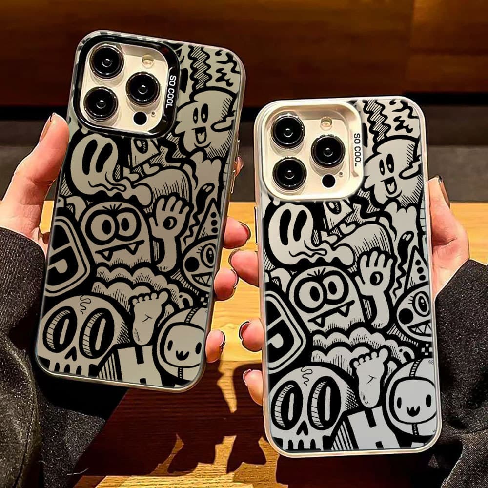 Pequeno Monstro Capinha Para Samsung Galaxy A15 A32 A04s A05s A06 A12 A13 A14 A16 A23 A34 A36 A52 A54 4G 5G Silicone Cas