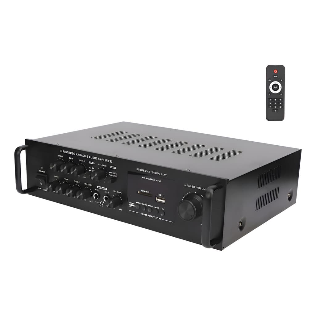 Amplificador Som Ambiente Usb Bluetooth Receiver Lelong 707