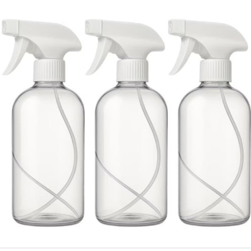Kit Melhore Sua Limpeza, Pulverizador 500ML C/ Borrifador + 3 Esponjas Mágicas + 3 Panos Microfibra