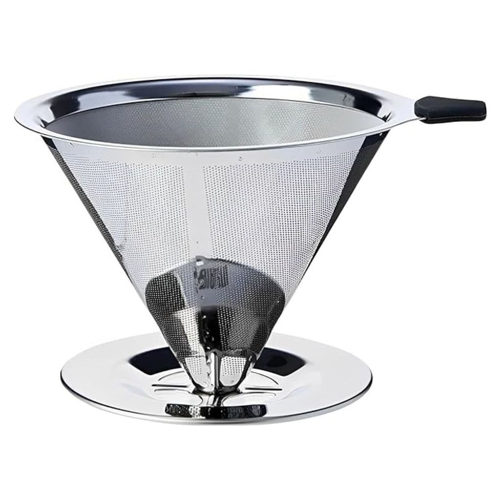 Filtro Peneira Coador de Café Inox Reutilizável Sem Papel M