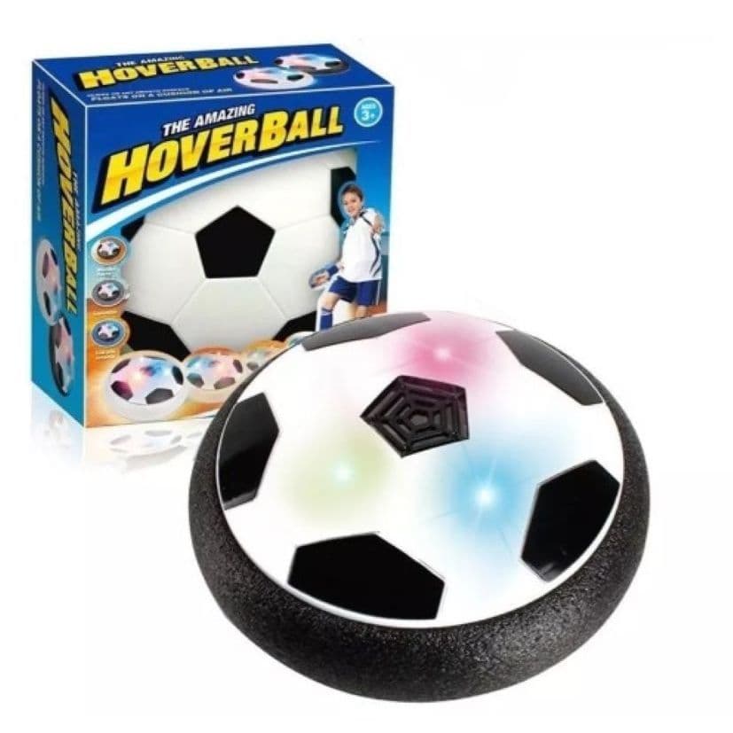 Bola Futebol Grande Eletric Air Hoverball Flutuante Luz e Movimento Deslizante 15cm
