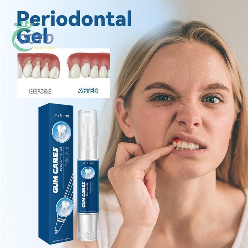 Moda Hoje Gum Care Gel Para Limpeza Profunda De Manchas , Tártaro , Inchaço E Dor .