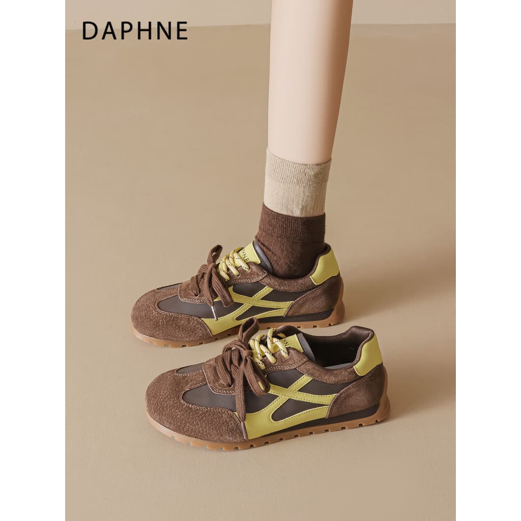 Daphne Forrest Gump Retro alemão sapatos de treinamento feminino 2026 outono inverno novo estilo de venda quente Casual