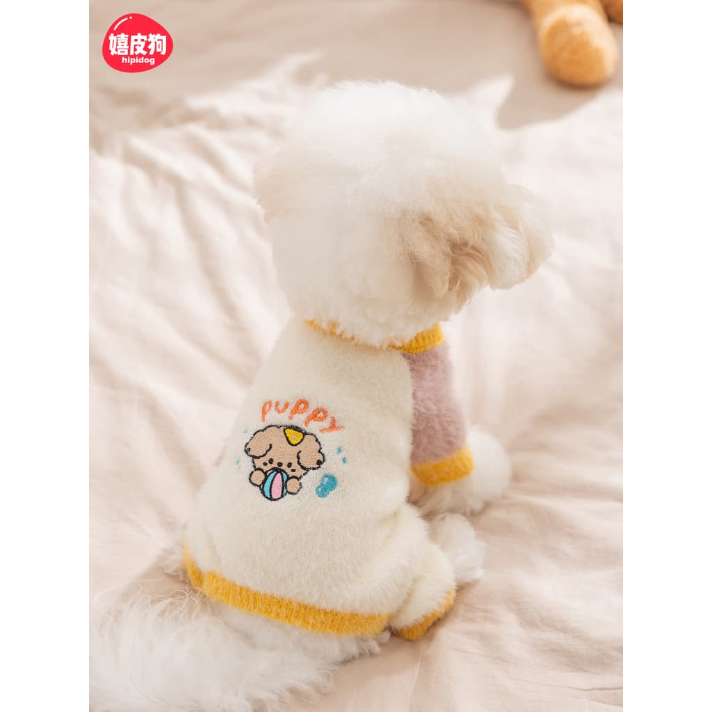 Roupas para cães 2026 novo estilo outono inverno roupas Bichon Teddy Schnauzer suéter pequeno de tamanho médio roupas pa