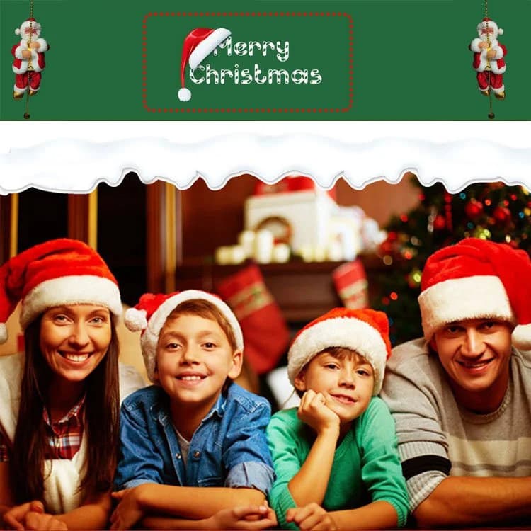 Papai Noel Escada De Escalada Brinquedos Elétricos Cantando Contas Ganchos Bunda